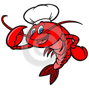 Crawfish Chef Mascot photo