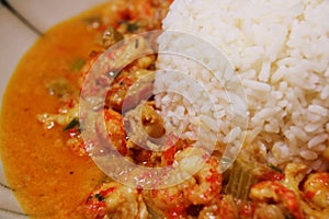 Crawfish Etouffee with Rice