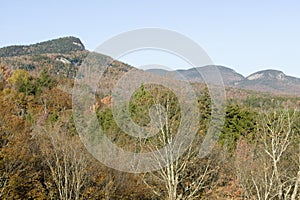 Crawford Notch State Park in White Mountains of New Hampshire, New England