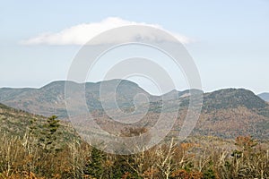 Crawford Notch State Park in White Mountains of New Hampshire, New England photo