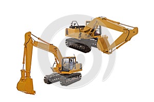 Crawler excavator photo