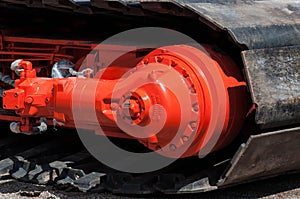 Crawler track hydraulic motor