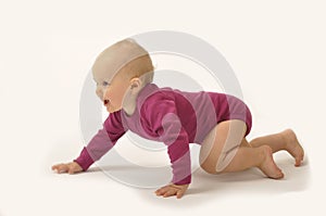 Crawling baby