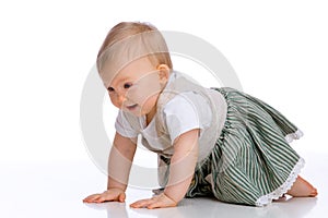 Crawling baby