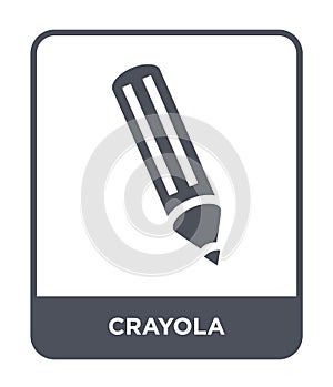 crayola icon in trendy design style. crayola icon isolated on white background. crayola vector icon simple and modern flat symbol