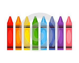 Crayola`s large color pencil set in rainbow colors photo
