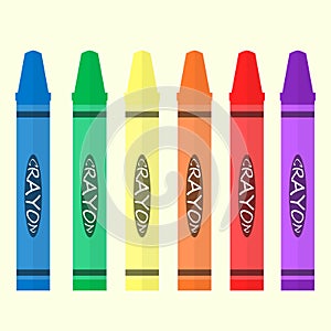 Crayon 6 color set