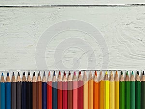 Crayon color pastel pencil marker drawing euipment