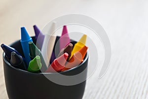 Crayon in a cup
