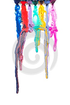 Crayon melted art