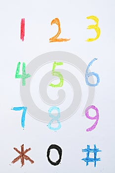 Crayon numbers