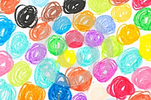 Crayon scribble background photo