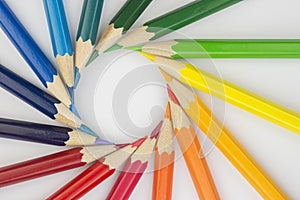 Crayons as background picture