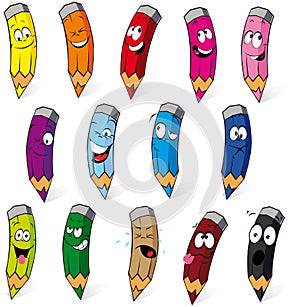 Crayons cartoon