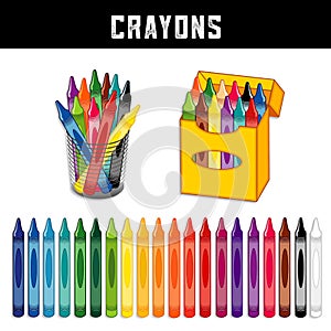 Crayons Collection, Twenty Rainbow Colors