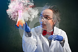 Crazy chemistry professor carried a dangerous experiment