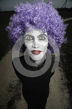 Crazy clown