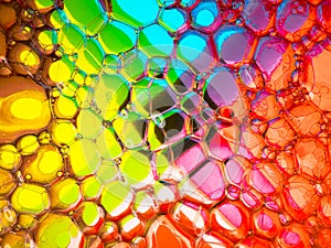 Crazy colourful bubbles