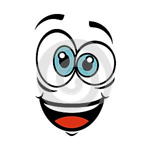 Crazy face emoticon icon