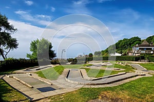 Crazy Golf at Lyme Regis