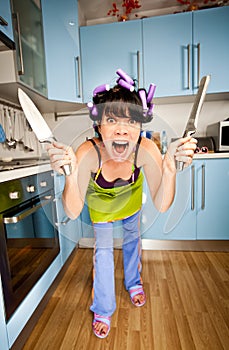 Crazy housewife