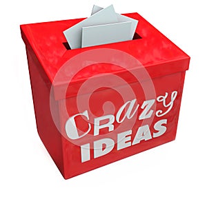 Crazy Ideas Suggestion Box Submit Funny Irregular Imposible Impractical Thought