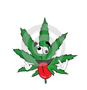 Crazy marihuana cartoon