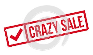 Crazy Sale rubber stamp