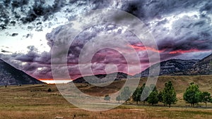 Crazy Skies Over Lewis And Clark Caverns State Park