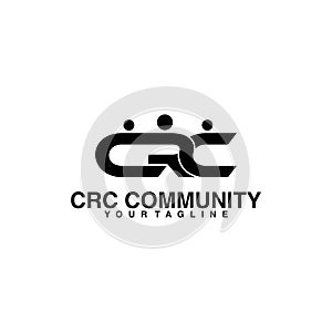 CRC initial community vector logo design