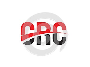 CRC Letter Initial Logo Design Vector Illustration photo