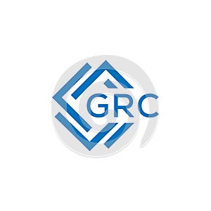 CRC letter logo design on white background. CRC creative circle letter logo concept. CRC letter design photo