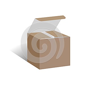 Cream box dieline template, 3D Box, Vector File