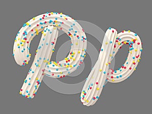 Cream and candy font