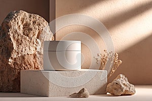 AI-Generated Cosmetic Product Mockup