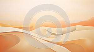 Cream Kolsch Abstract Landscape: Modern Artwork With Soft Gradients photo