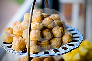 Cream puff pastries