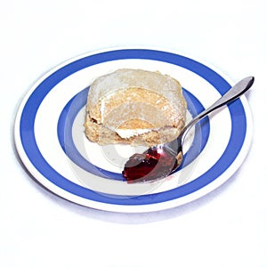 Cream tea scone photo