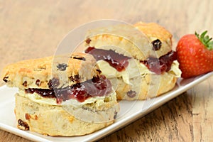 Cream tea scones - ready to eat