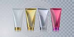 Cream tubes. Vector illustration.