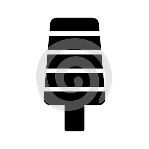 Cream vector glyph flat  icon