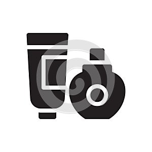 Cream vector glyph flat icon