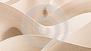 Cream White Sandstone Flow Layers