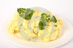 Creamed parsley potatoes