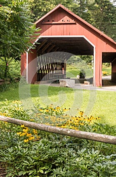 Creamery Covered Bridge in Summer, West Brattleboro, Vermont