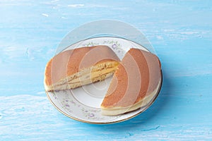 Creamy almond dorayaki Japanese Pancake Sandwich