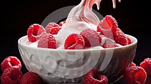 creamy berry raspberry fruit