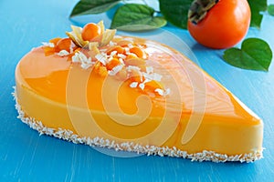 Creamy cake with coconut