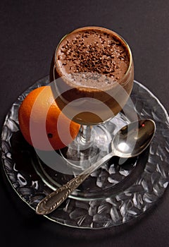 Creamy chocolate orange dessert