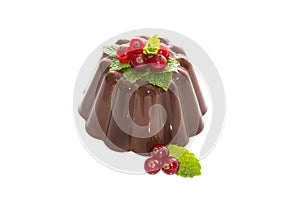 Creamy chocolate pudding